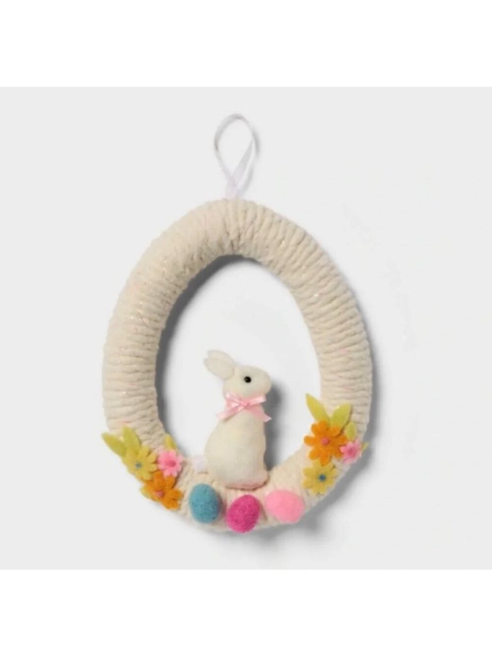 Target Easter Felt Bunny Floral Wreath Spritz™ Wall Decor Springtime Nursery